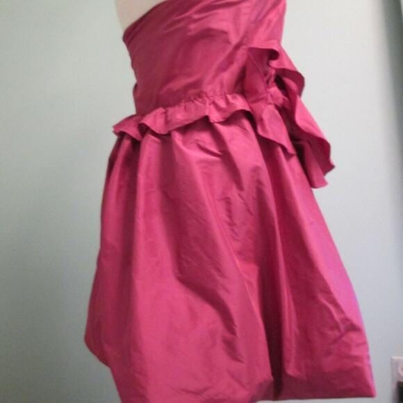 Cynthia Rowley Lulu Silk Babydoll Mini A-Line Dress-Rose-6-NWT - Picture 3 of 15